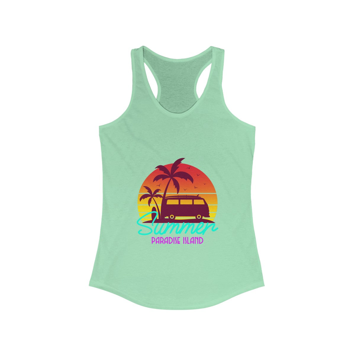 Summer Paradise Island Tank-top