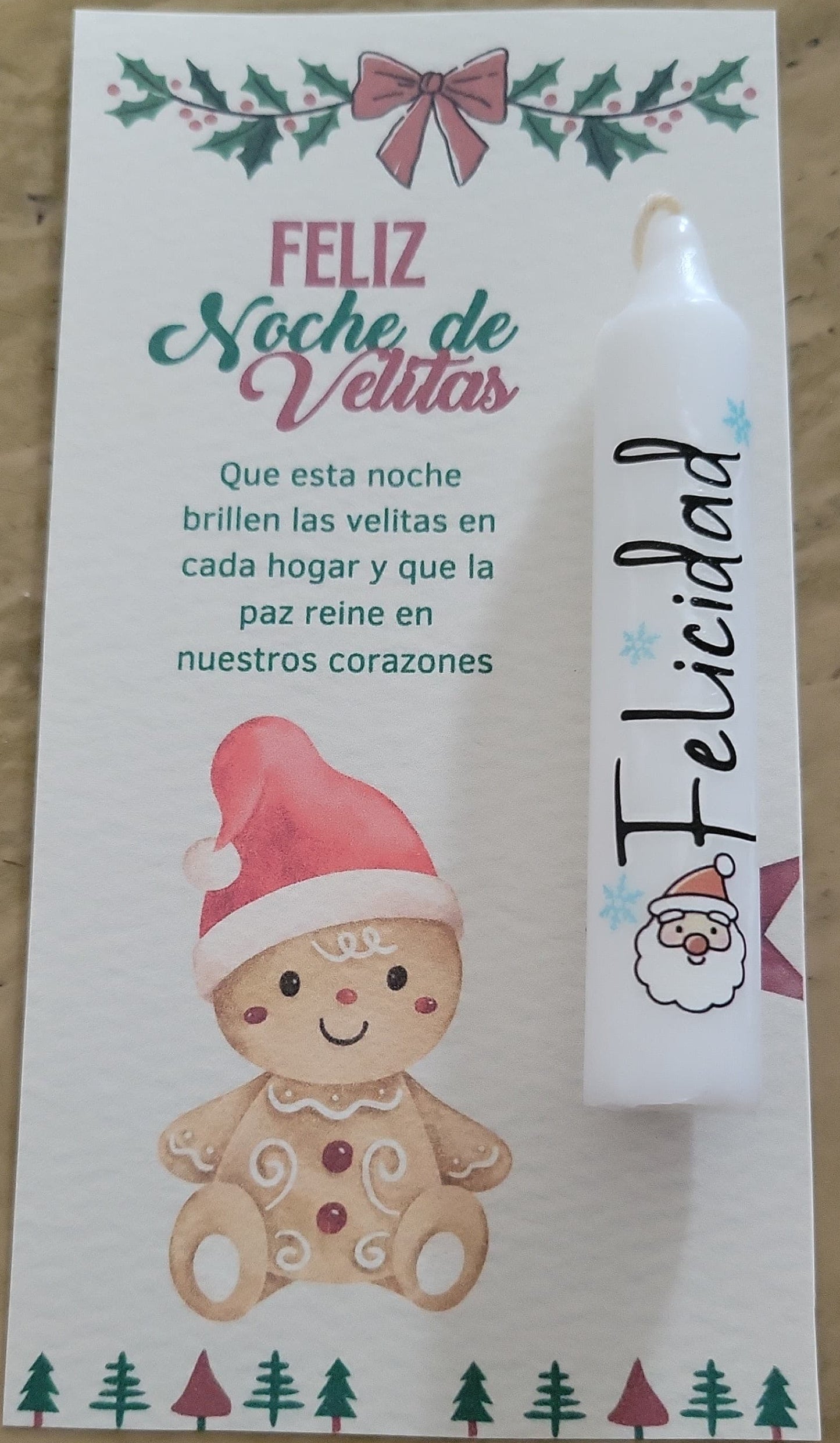 Caja de 10 Velitas Personalizadas para Noche de Velitas | Day of the Little Candles