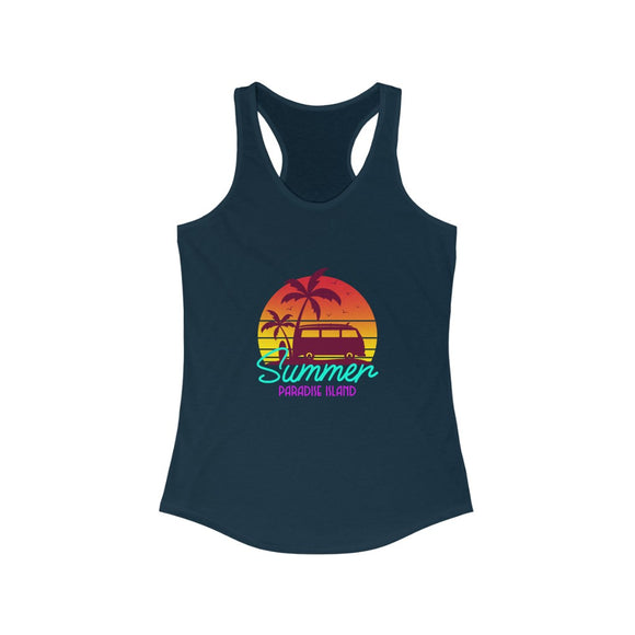 Summer Paradise Island Tank-top